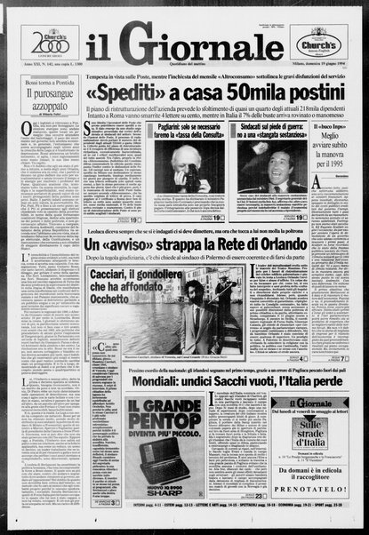 Il giornale : quotidiano del mattino